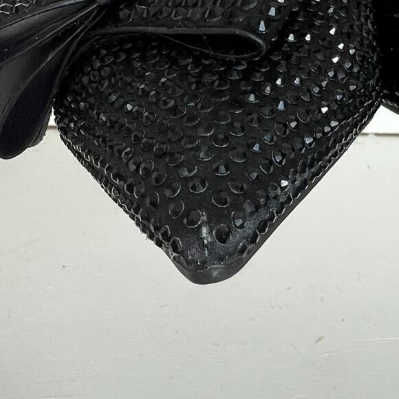Jessica Simpson Heels Women's Size 8M Black Raynne Sequin Pump Bow Accent - Picture 14 of 14